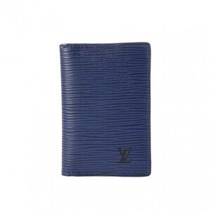 Louis Vuitton Epi Organizer de Poche Blue Leather Wallet